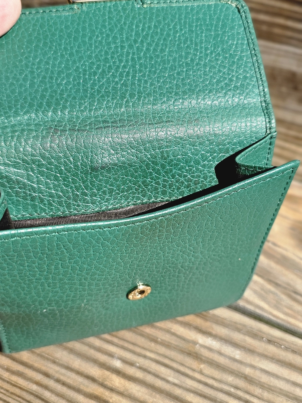 Gucci Interlocking G Leather bifold wallet. - Picture 6 of 6